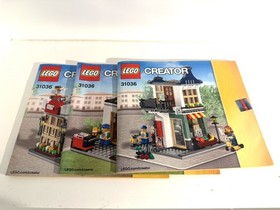 LEGO Creator 3 in 1 31036 Toy and Grocery Shop - only missing 1 minifigure
