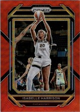 2023 Panini Prizm WNBA Prizms Ruby Wave #101 Isabelle Harrison - BSK