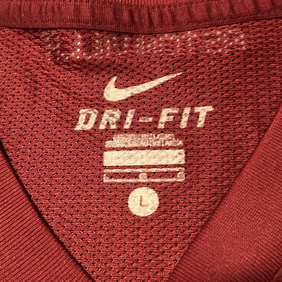 Aston Villa Shirt Mens Large Claret Blue Soccer Nike Dri Fit Long Sleeve Vintage - Image 3 of 4