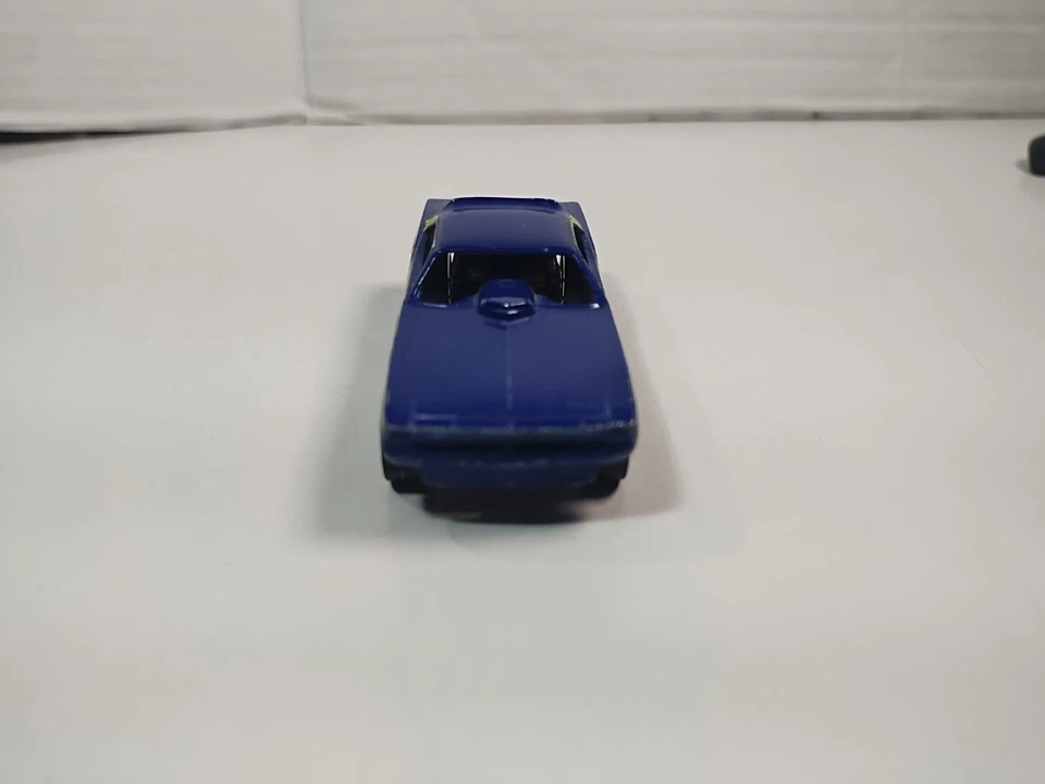 Hot Wheels Redline Top Eliminator Blue Cuda Flying Colors Hong Kong Vintage 1969 - Image 3 of 4