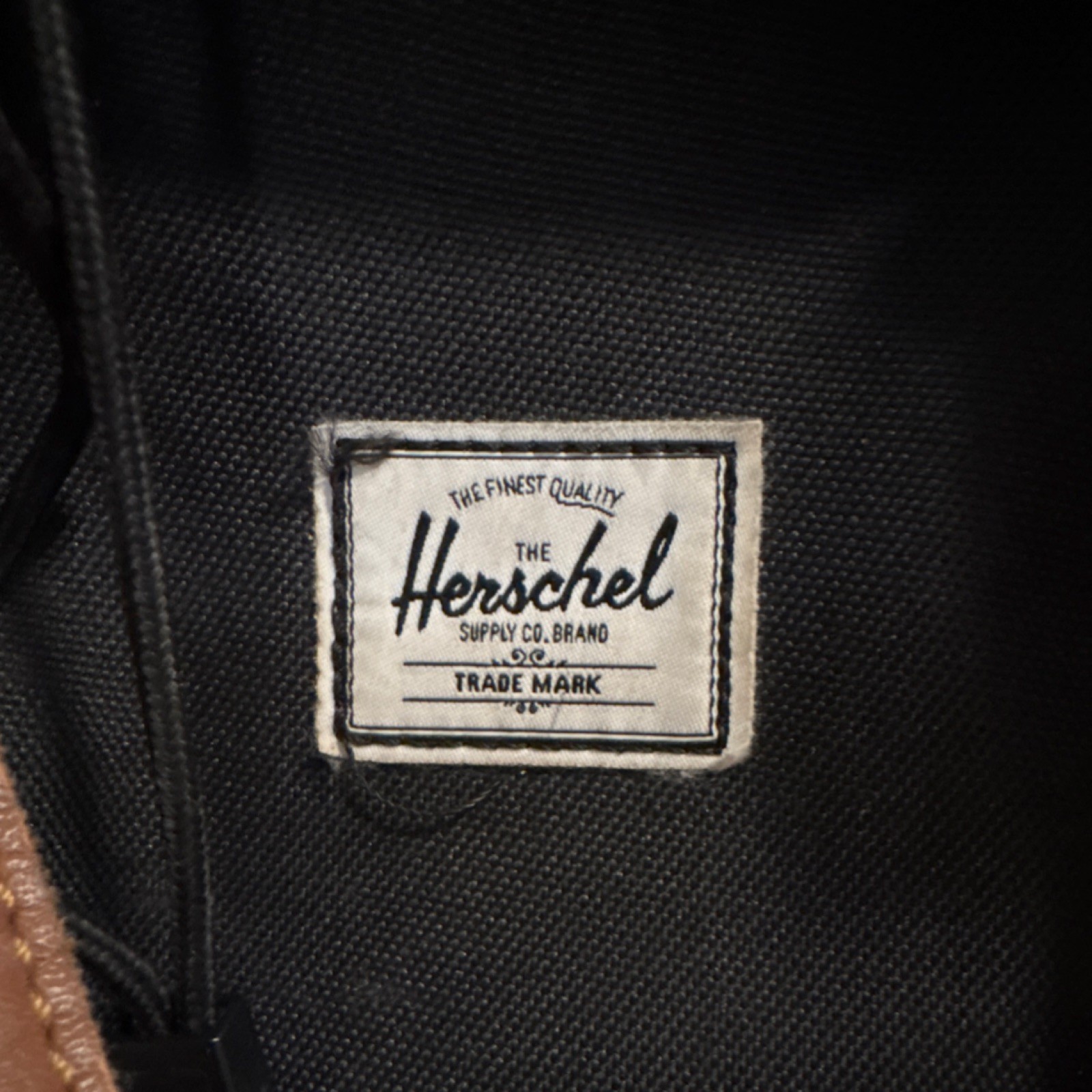 Herschel Black Backpack with Drawstring, - image 2