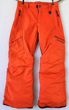Boulder Gear Ski Snow Pants Sz M Kids Orange W26 x L24 Adjustable Waist
