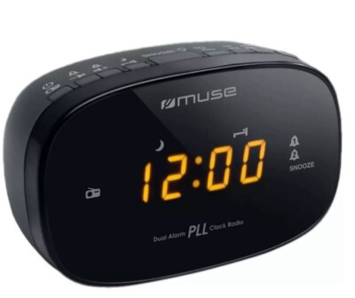 Muse Dab+ FM PLL-Radiowecker, Dual-Alarm, (M-150 CDB) Schlummerfunktion, Schlaff