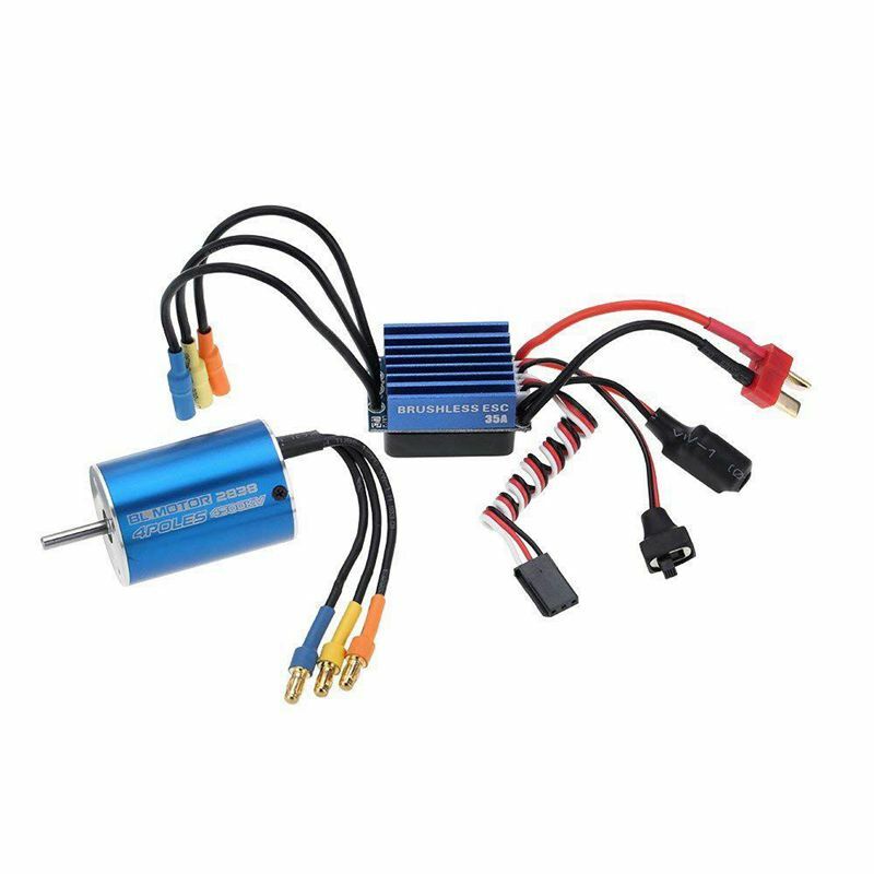 3X (2838 4500KV 4P motor sin escobillas Sensorless & 35A electrónica P6N6 Brushless Esc 3X (2838 4500KV 4P motor sin escobillas Sensorless & 35A electrónica P6N6 Brushless Esc