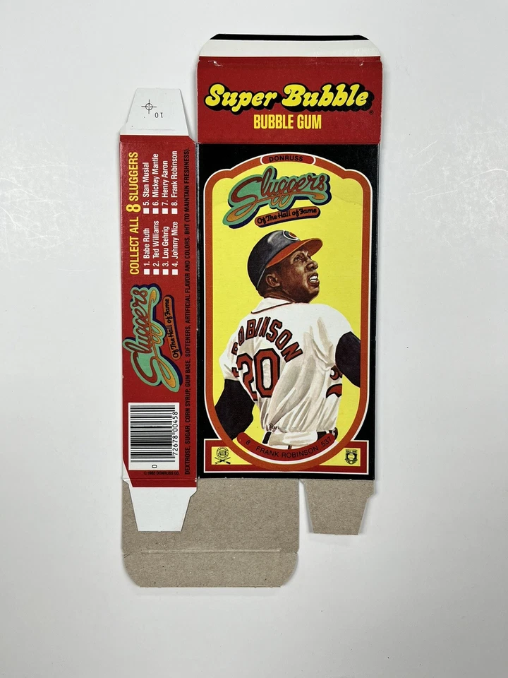 Donruss Bubble Gum 1985 caja vacía - Frank Robinson 6 cajas buen estado Foto 2 de 4