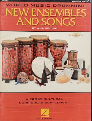 Drums New Ensembles And Songs World Music Sheet Songbook W /CD