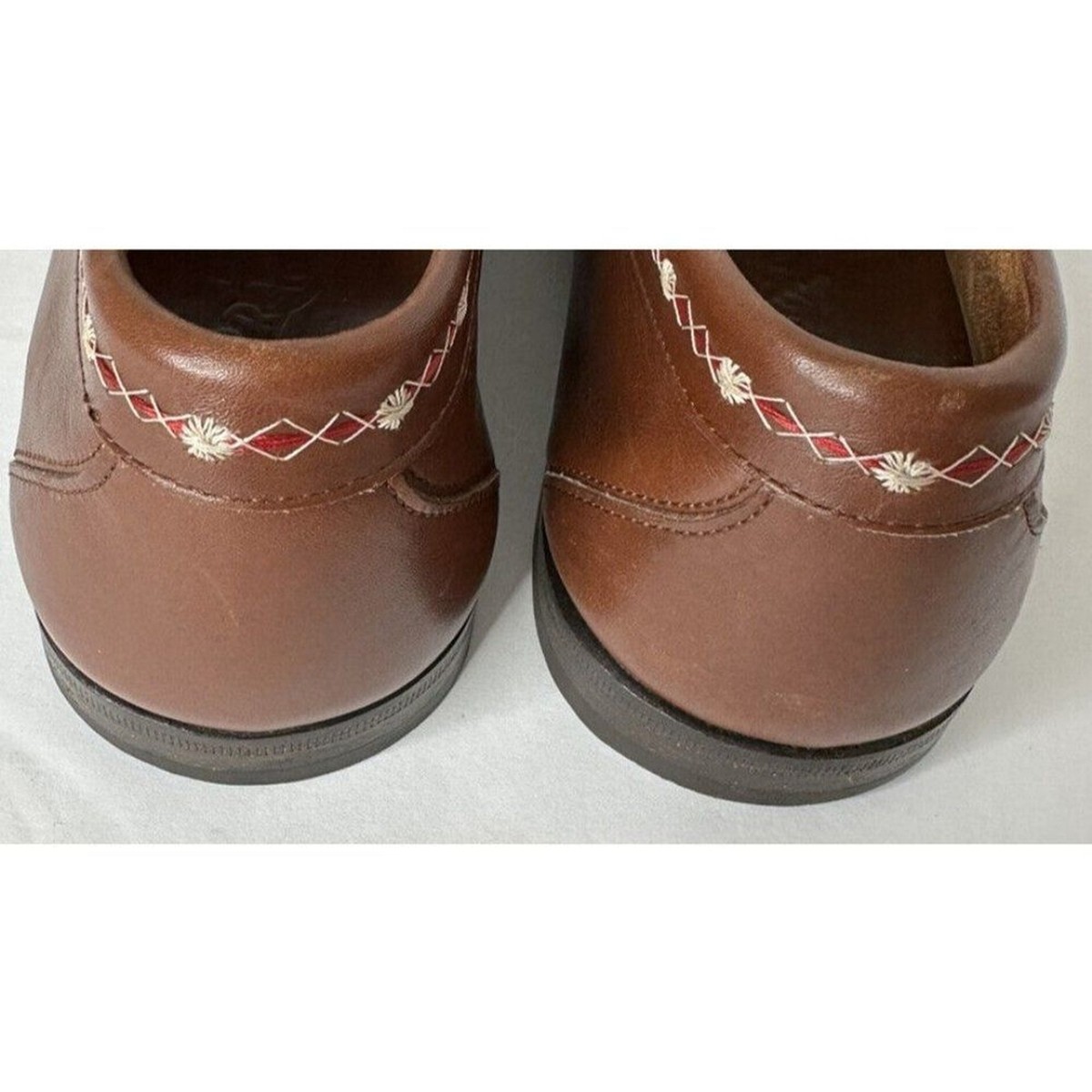 Salvatore Ferragamo Brown Leather Loafers Sz 8 1/2 D Luxury  display picture 3