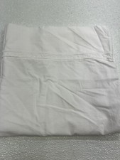 Sferra Grande Hotel Cotton Percale 1 King Pillowcase White Preowned