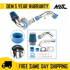 For 1996-2004 Ford Mustang GT 4.6L V8 Blue Cold Air Intake Kit + Filter Aluminum