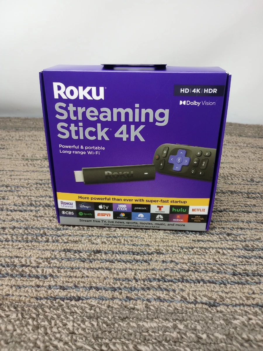 Roku Streaming Stick 4K | Streaming Device with Voice Remote and Long-Range  Wi-Fi Black 3820R2 - Best Buy