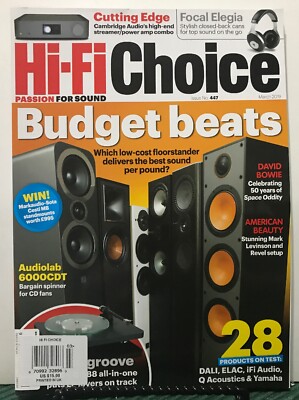 Hi-fi Choice Budget Beats Audiolab Cutting Edge UK March 2019 FREE SHIPPING JB
