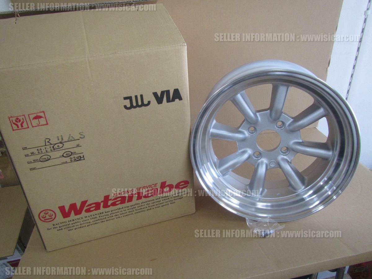 RS WATANABE EIGHT SPOKE R-TYPE WHEEL X1 PC 16X8JJ PCD 114.3 RS WATANABE EIGHT SPOKE R-TYPE WHEEL X1 PC 16X8JJ PCD 114.3