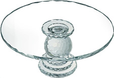 10.6 inch Crystal Glass Cake Stand Clear Luxurious Clear Display Desserts Holder