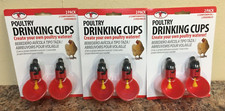 Little Giant CUP2 Poultry Drinking Cups 3 Packs Of 2