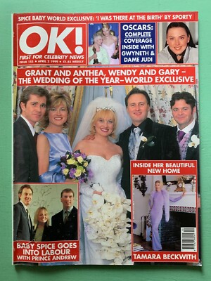 OK! mag 2-April-1999 Gary Webster Cher Amber Valletta Spice Girls Gaynor Faye UK