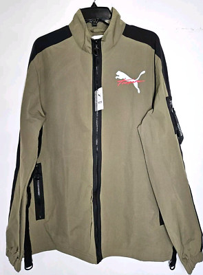 Puma x Trapstar men's jacket coat green sz XL