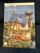 1992 Beachwood Ltd. Hand Painted Lighted Easter Police Station House