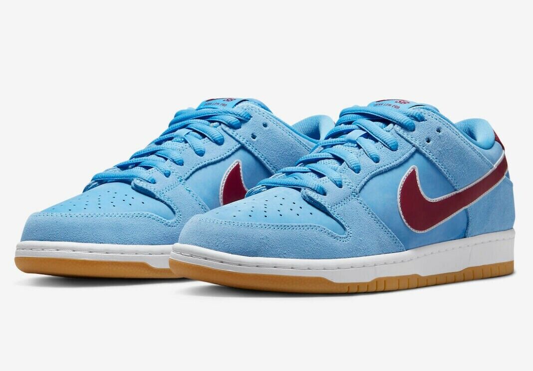 pit Specificiteit zonlicht Nike SB Dunk Low Pro Phillies/Valor Blue and Team Maroon men&#039;s shoes  US7-11 | eBay