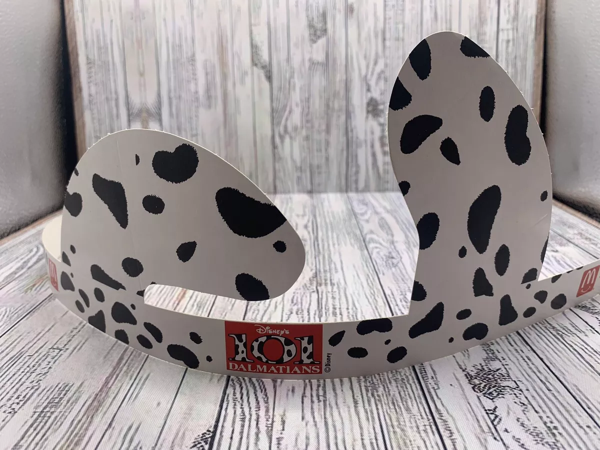 McDonalds Disney 1996 101 Dalmatians Paper Dog Ear Headbands
