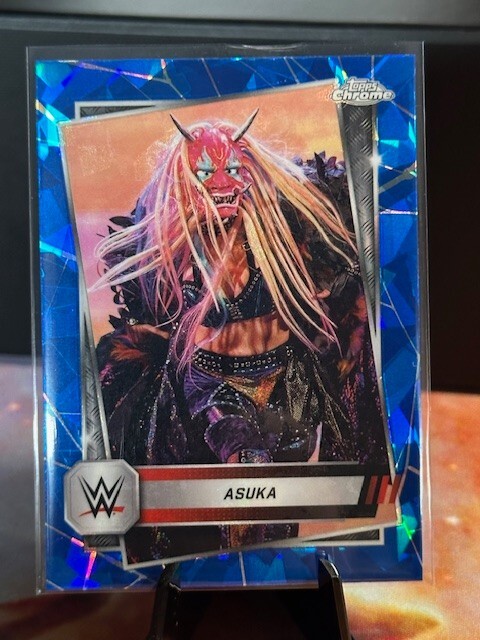 2025 Topps Chrome WWE - Asuka #111 - SAPPHIRE