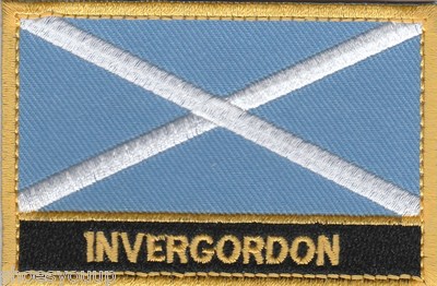 Invergordon Scotland Town & City Embroidered Sew on Patch Badge | eBay UK