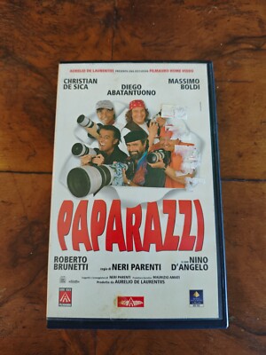 PAPARAZZI NERI PARENTI - VHS FILMAURO EX NOLEGGIO * RARISSIMA *