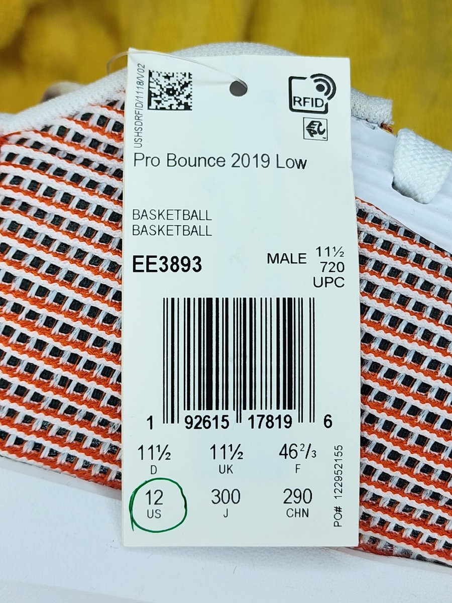 NWT Adidas USF Miami Hurricanes Basketball Pro Bounce 2019  display picture 2