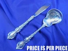 INTERNATIONAL DU BARRY STERLING SILVER BUTTER KNIFE & SUGAR SPOON SET