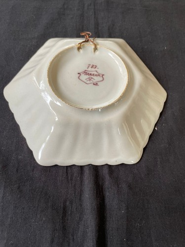 Antique WALL PLATE TICHELAAR MAKKUM BEAUTIFUL DECORATED . Marked back - Picture 6 of 7