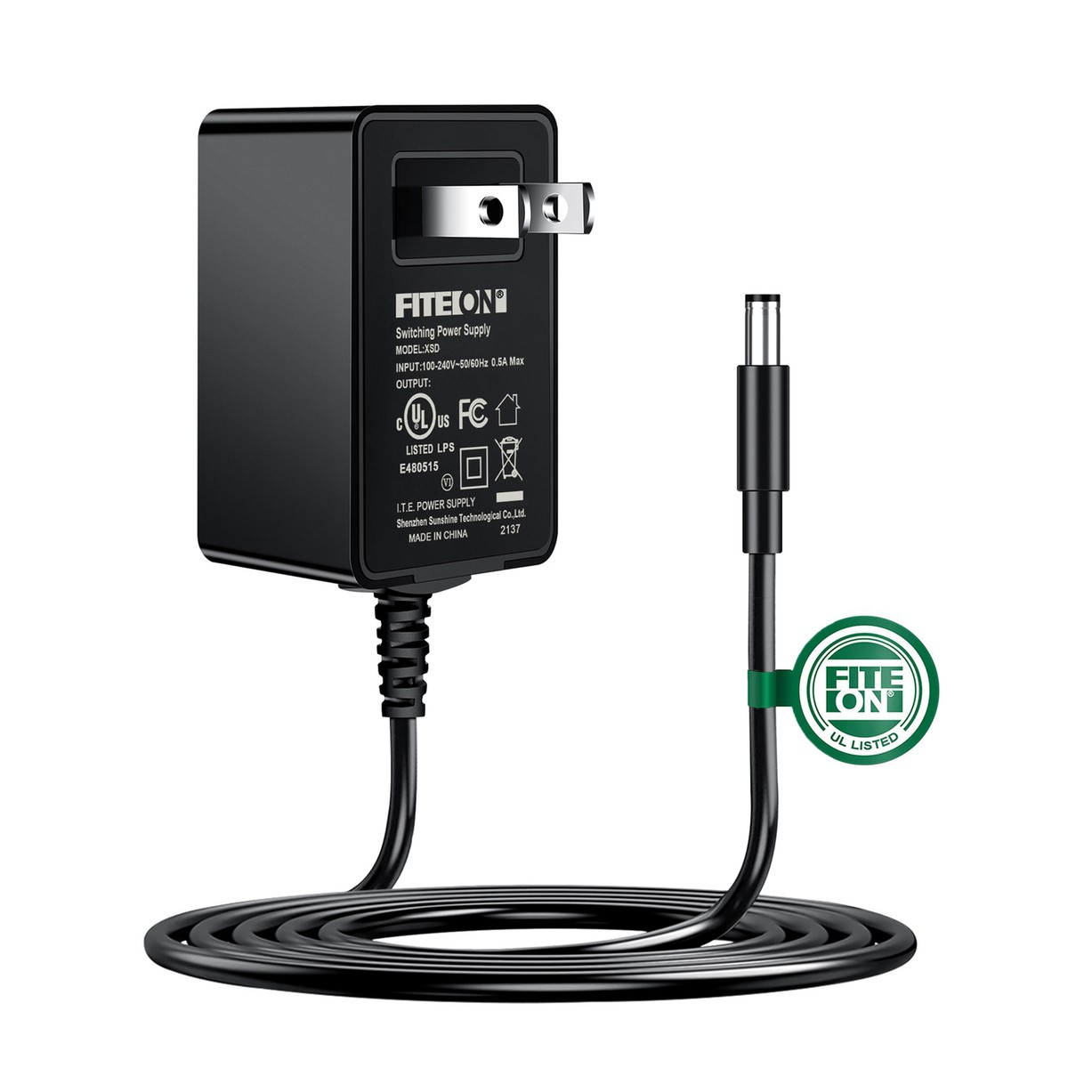UL 5ft AC Adapter Charger For Horizon EX-59 EX-79 Elliptical Power