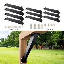 45 Degree Angle Support Bracket Premium for Pergola Wood Post Furniture