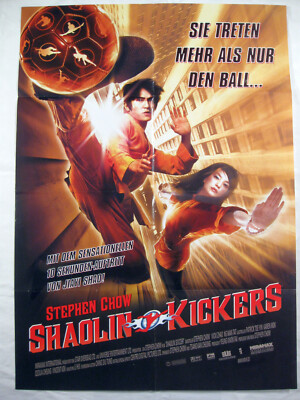 SHAOLIN KICKERS - Poster Plakat Filmplakat - Stephen Chow Shaolin Soccer