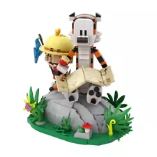 Calvin and Hobbes Comics Figures on a Treasure Hunt 424 pcs MOC Building Blocks