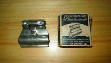 Vintage Berghman Skate Sharpener In Original Box Maywood IL.