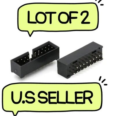 LOT OF x2 19-pins USB 3.0 Male Header PCB Connector Replacement For Motherboards