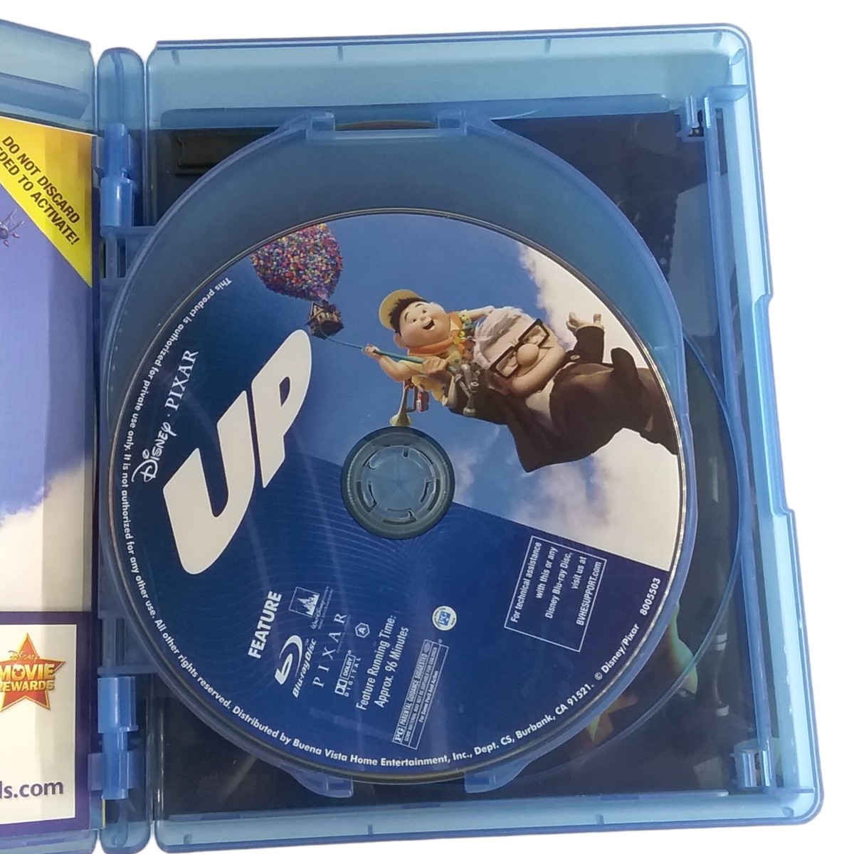 Up Blu-ray DVD 2009 Disney Pixar 4-Disc Set Plus Digital