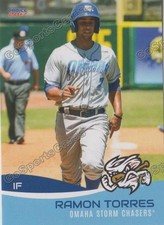 2017 Omaha Storm Chasers Ramon Torres RC Rookie Kansas City Royals