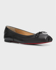 100% AUTH NEW WOMEN LOUBOUTIN MAMADRAGUE BALLET/BALLERINA FLATS EU 38.5/US 8.5 — photo 1