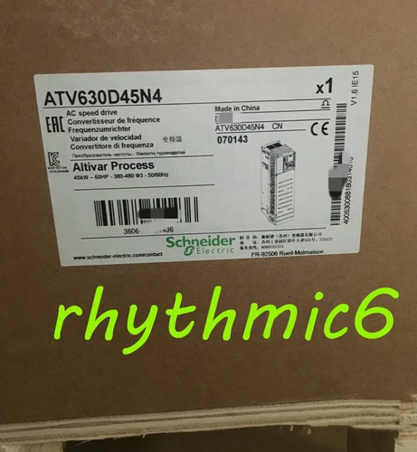 Unidades de frecuencia variable rápidas DHL o FedEX serie ATV630D45N4 ATV630 totalmente nuevas - Imagen 1 de 1