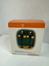 DEPT. 56 SNOW VILLAGE HALLOWEEN GOTHIC STREET LAMPS (SET OF 2)  #56.52961
