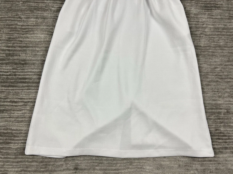 Falda Bonworth Mujer Pequeña Mediana Blanca Bolsillos Largos Poliéster Informal Foto 3 de 4