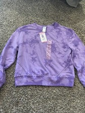 Member's Mark Women's French Terry Dropped Shoulder Tie Dye Sweatshirt Small