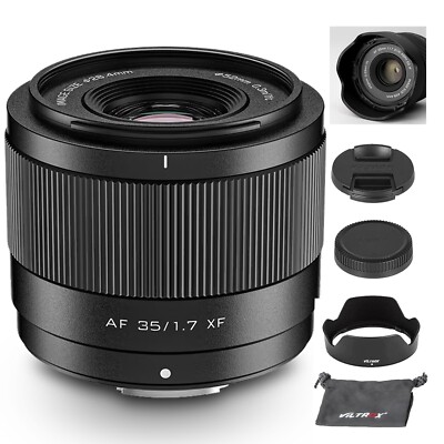 VILTROX 35mm F1.7 APS-C STM Autofokus Prime-Objektiv für Fujifilm Fuji XF-Mount