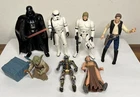 Star Wars figures Lot/7 Hasbro Kenner 1996 4in Scale Vader Luke Han Stormtrooper