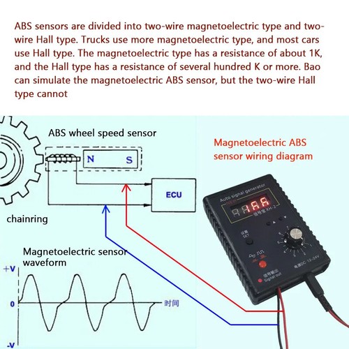 Crankshaft Position Sensor Simulator Hall Effect Automotive Signal ...