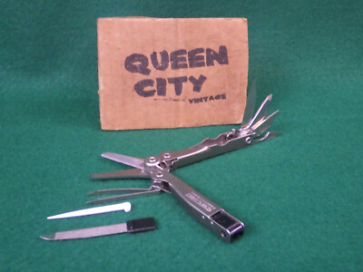 Craftsman 45509 Professional 10 Function Multi Tool Scissors USA file,tweezers