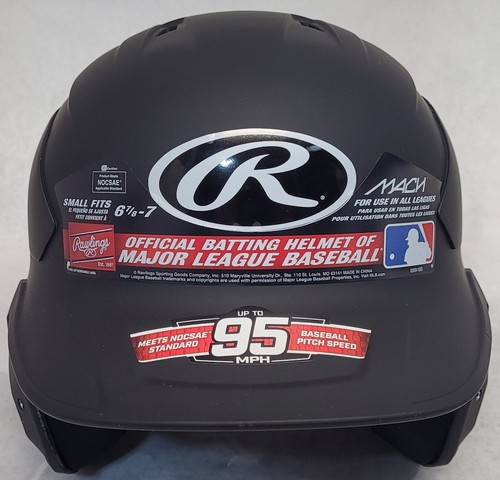 NUEVO Casco de Bateo de Béisbol de Carbono Rawlings MACH Todas las Ligas Pequeño 6-7/8 a 7 - Imagen 4 de 7