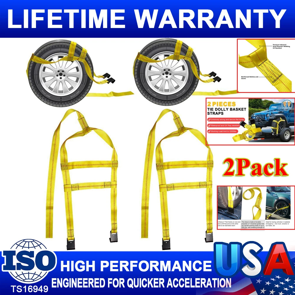 Car hauler 2024 straps ebay