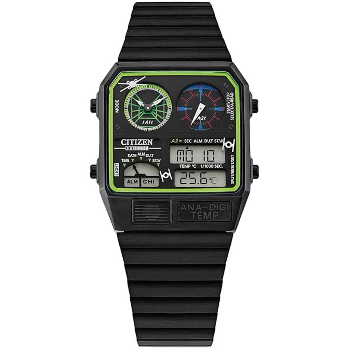 Citizen Men's Watch Star Wars Trench Run Ana-Digi Black Bracelet