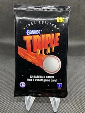 1993 Edition Donruss Triple Play MLB  Pack 12 Cards Per Pack Factory Sealed